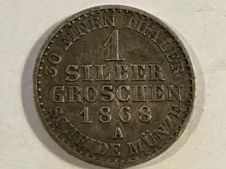 1 Silber Groschen 1868 A Germany