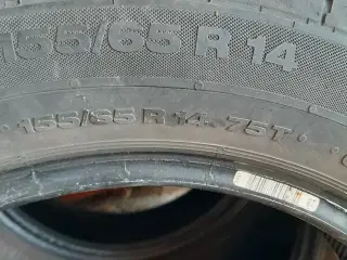 155/65R14 Conti Premium Contact 2 restmønster 5/6m