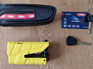 Abus 8077 Granit skivebremselås med alarm.