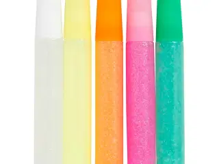 Pastelfarvet Glitterlim - 5 x 10 ml til Kreativitet