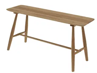 Bænk i naturolieret eg
