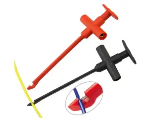 Isolerede piercing test clips 2stk