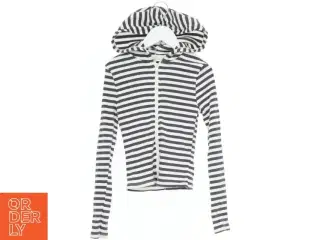 Stribet hættetrøje med lynlås fra H&M (str. 140)