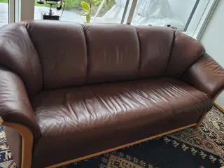 Hjort Knudsen Lædersofa 