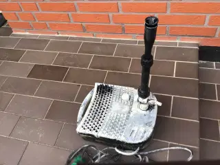 Filter pumpe med springvand 