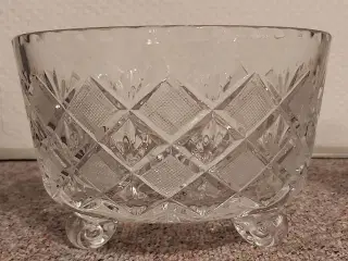 Krystal skål - Diameter 17,5 cm