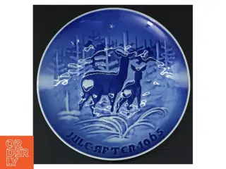 Juleplatte 1965 fra Royal Copenhagen (str. Ø. 18 cm)