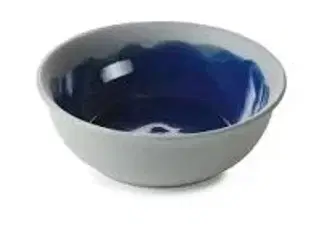 6 stk. Skål indigo blå 170 mm No.W