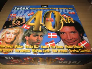 40 ÅRS JUBILÆUMS CD-BOX.