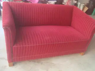 sofa, RETRO, 0VERPOLSTRET, rigtig fin stand, 