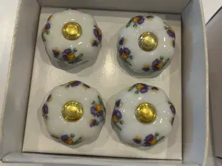 Porcelænsknopper 4 stk