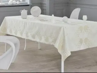 Georg Jensen juledug, hvid/guld