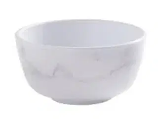 48 stk. Skål marmor hvid 113 mm 30 cl Melamin