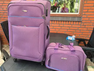 Kuffert, Travelite-Skaii, 78 cm, med lille taske