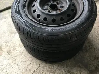 Billig stålfælge med dæk