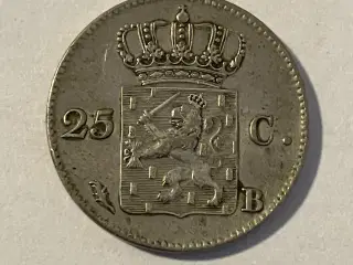 25 Cent Netherlands 1826