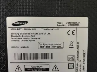 Samsung 40 tommer tv