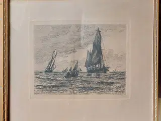 CARL LOCHER - orig. radering 