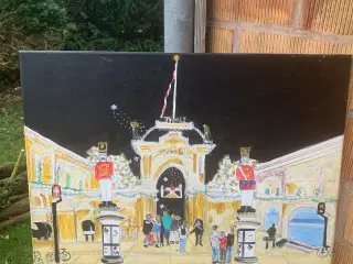 Akrylmaleri 50x60 akryl. Tivoli.