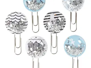 Shaker Clips 6 stk. - Kreativ dekoration i 4 farver