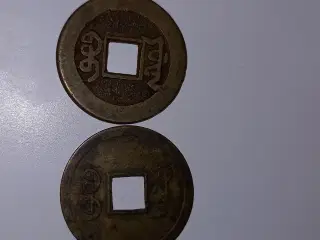 Kinesiske messeng mønter 3 stk