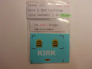 Tekno decalsæt