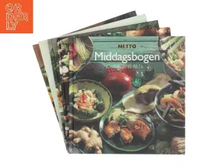 6 Nye nettobøger bl.a Middagsbogen : dagens ret af NETTO (Bog)