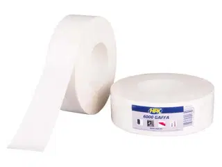 Gaffa 6000 tape hvid, 25mm x 50m