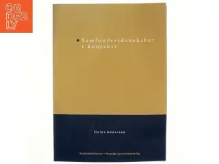 Samfundsvidenskaber i kontekst af Heine Andersen (f. 1945) (Bog)