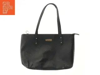 Stor sort skuldertaske fra Elle (str. 44x28 cm)