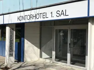 Områdets måske billigste kontorer i fællesfaciliteter (egne kontorer)