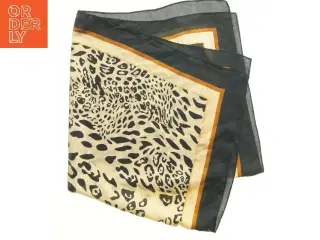Leopard mønstret tørklæde (str. 69x70 cm)