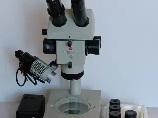 Stereomikroskop, 6X, 8X og 14X okular