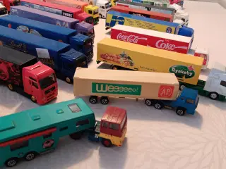 27 stk. Model lastbiler/legetøj