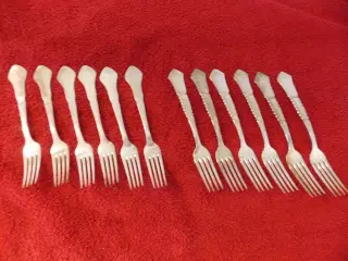 Sølvplet gafler