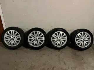 17 originale Renault/Nissan Aluhjul med sommerdæk