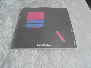 Bang & Olufsen - Beovision Avant-1 - betjeningsvej