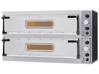  Elektrisk pizzaovn 2x 3 pizzaer Ø 35 cm – dobbelt