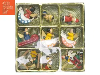 Gamle Julepynt figurer fra daells  varehus(str. ca 5 cm)