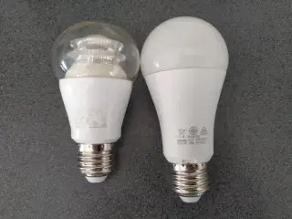 Pære, 4 LED pærer med E27 fatning.