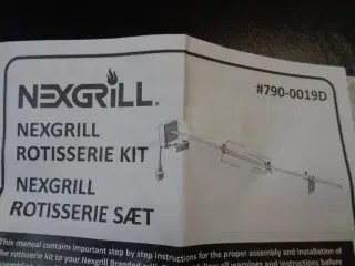 Nexgrill Rotisserie sæt
