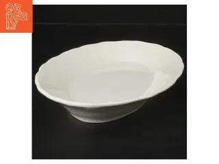 Hvid porcelænsskål
