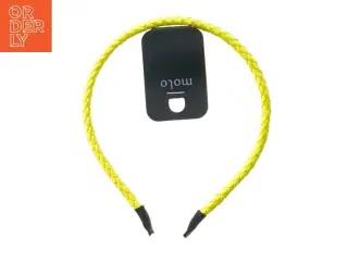 Gul flettet børnehårbøjle fra Molo