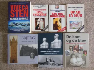 7 stk. bøger i bogpakke til 125 kr.