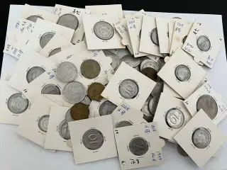 116 stk DDR-mønter - Blandet stand og årgange