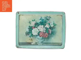 Vintage metal kagedåse (str. 24,5 x 18,5 x 10,5 cm)