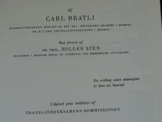 munksgaards spansk-dansk ordbog, af carl bratli, e
