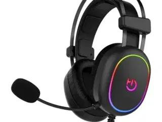 Gaming headset med mikrofon Hiditec GHE010003 - Sort/Rød