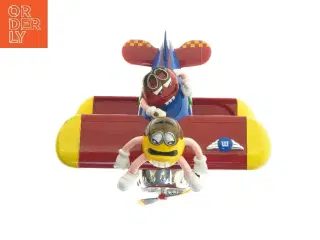 M&M&#39;s legetøjsfly med figurer fra M&M (str. 30x25 cm)