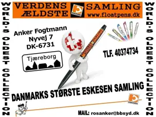 FLOATPENNE DEM MED "VAND" I